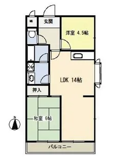 ハイツアイ【2階】の間取り