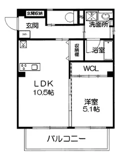 A-CUBE HONMACHI【2階】の間取り