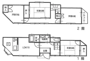 兵庫県明石市大久保町江井島【一戸建】の間取り