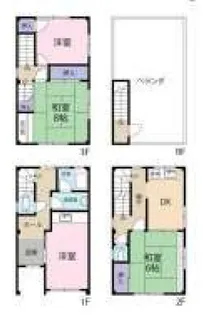 兵庫県神戸市須磨区平田町1丁目【一戸建】の間取り