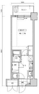 STATION COURT NORTH【2階】の間取り