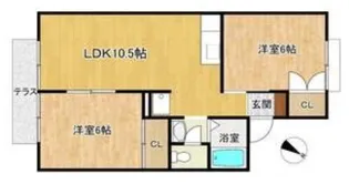 ドルチェハイツ【2階】の間取り