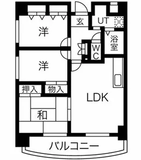 パークコートたかしょう【502号室】の間取り