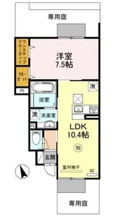 プレミール・カーサ【103号室】の間取り