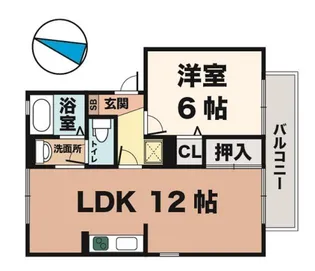 リバーサイド美善【202号室】の間取り