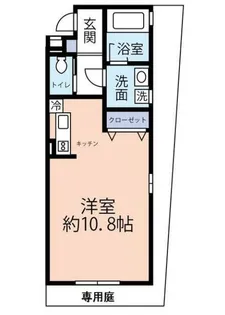 ワコーレヴィアーノ須磨寺町【1階】の間取り