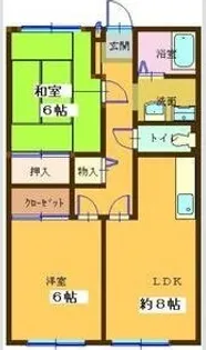 プランドールMITANI【2階】の間取り
