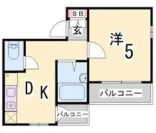 アメニティ東神戸4番館【3階】の間取り