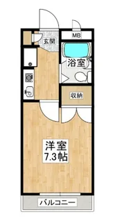 ルミエール明石【7階】の間取り