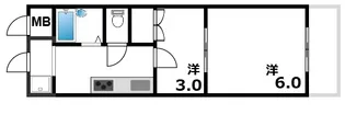 ハイツイフ【2階】の間取り