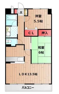 オークヒルズ山口【2階】の間取り