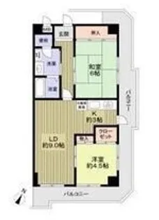 メゾンIYASAKA【4階】の間取り