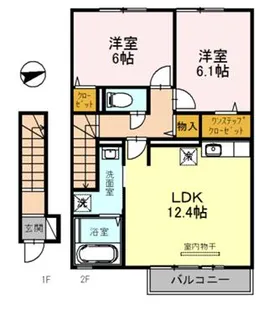 グランヴィラサン【2階】の間取り