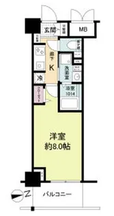 ブランシエスタ明石【3階】の間取り