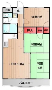 エスポワール貴崎【2階】の間取り