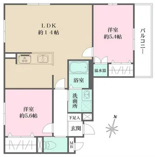 ARUKAS【2階】の間取り