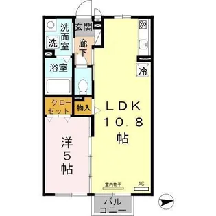 セブンレーヴ【2階】の間取り