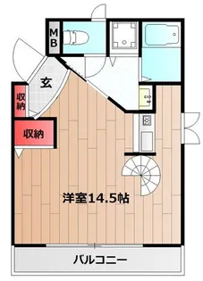 ベル・パティオⅠ【2階】の間取り