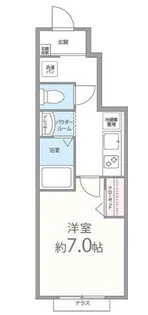 シュエット【1階】の間取り