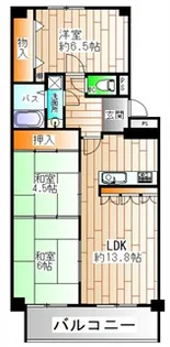 西神戸セントポリア【4階】の間取り