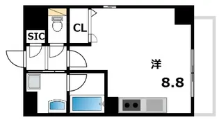 ステラハウス住吉【3階】の間取り
