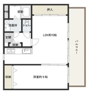 ベル・イルモ塩屋【3階】の間取り