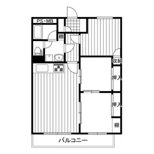 プラザ翠光【6階】の間取り
