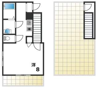 平野ビル【3階】の間取り