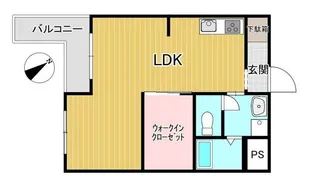 グランツ垂水【4階】の間取り