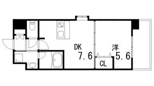 グランビュー六甲【7階】の間取り