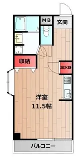 グランドール森友【4階】の間取り