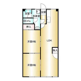 一明マンション【4階】の間取り
