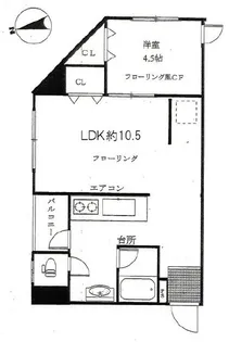 お福ビル【301号室】の間取り