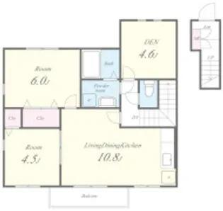グランディール【2階】の間取り