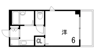 サンハウス御影本町【2階】の間取り