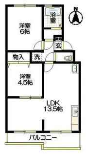 CASA BELLEZZA カーサ・ベレッツァ【1階】の間取り