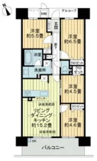 プレサンスロジェ須磨妙法寺桜の杜WESTHILLS【916号室】の間取り