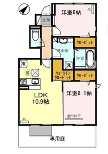 サワーローズ【1階】の間取り