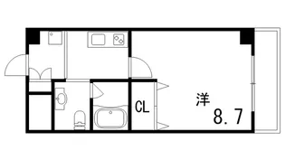 リッツコート六甲【3階】の間取り