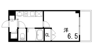 グランデアステール芦屋【3階】の間取り
