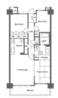 WILLDO西明石【1階】の間取り