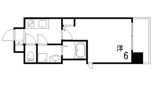 SDグランツ将軍通【6階】の間取り