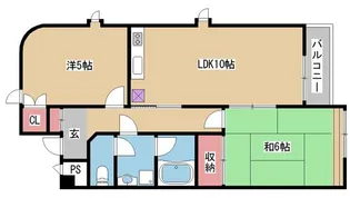 エスポワール明石【3階】の間取り