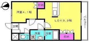 カメリア【2階】の間取り