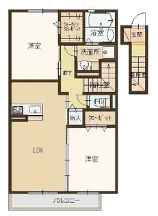 フレーズコート【2階】の間取り