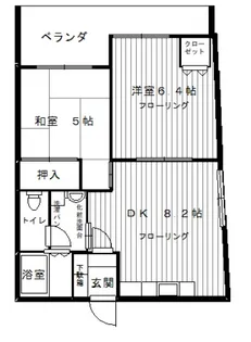 金栄ビル東館【4階】の間取り