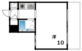 ジョイフル東灘Ⅱ【2階】の間取り