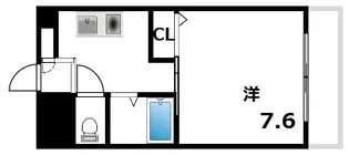 リーベン美幸【4階】の間取り