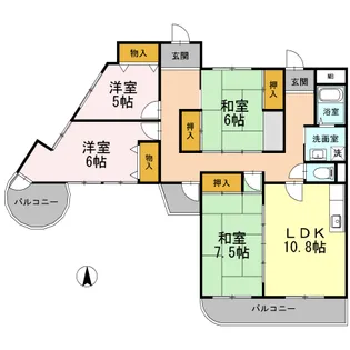 ブランベール大久保【3階】の間取り