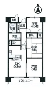 ユタカ第2ビル【11階】の間取り